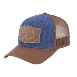 Yellowstone Denim Trucker Hat Unisex Demin